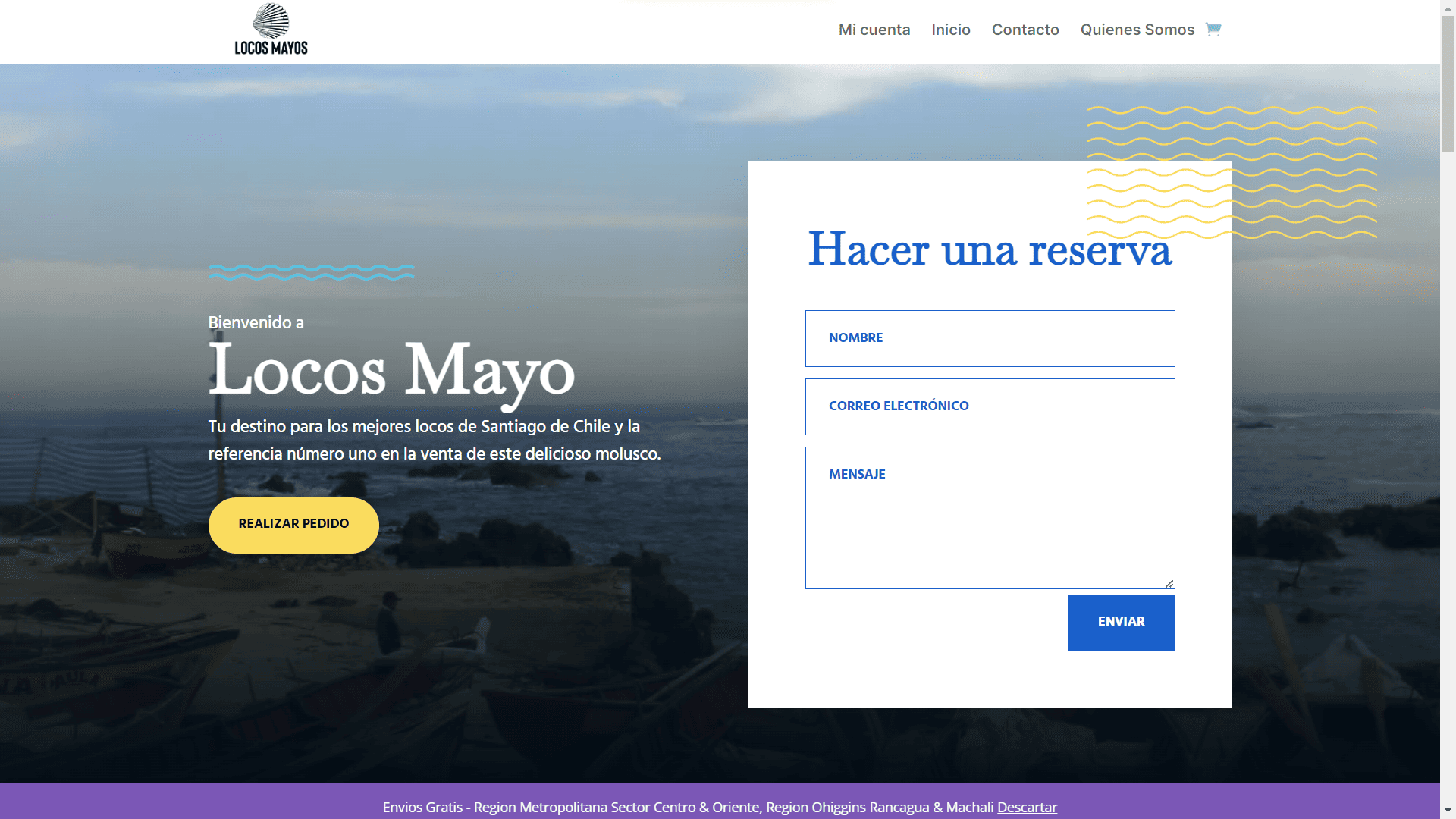 Diseño web - locosmayo.cl - Amadigital locosmayo.cl